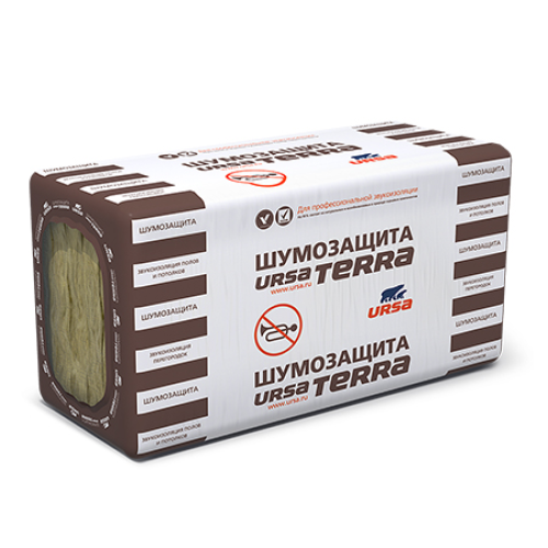 Звукоизоляция Ursa Terra шумозащита, 1250х610х100мм (3,81м2) 