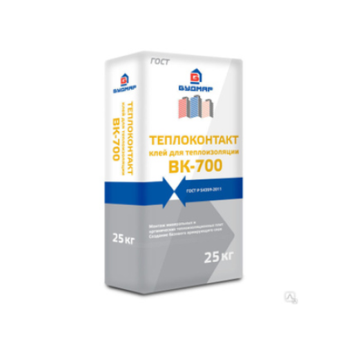 Клей ВК-700 Будмар для тепло- и звукоизоляционных плит (25кг)
